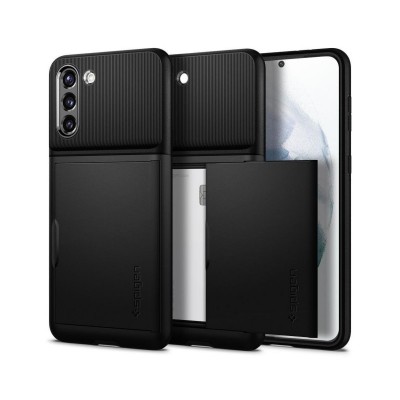 Husa Premium Spigen Slim Armor Cs Pentru Samsung Galaxy S21 FE, Negru
